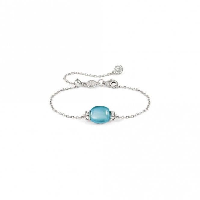 My Radiance Light Blue Topaz Bracelet In Silver with CZ and Imitation Stones