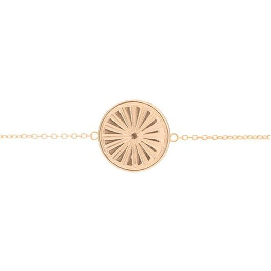 Everything I Need Disc Bracelet in Rose Gold