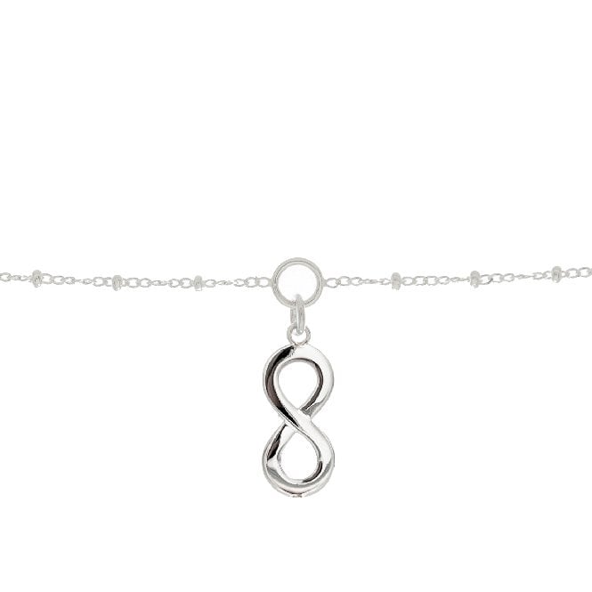 Sister Infinity Charm Bracelet in Sterling Silver