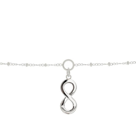 Sister Infinity Charm Bracelet in Sterling Silver