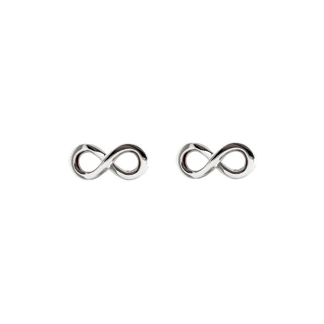Sister Infinity Earrings in Sterling Silver