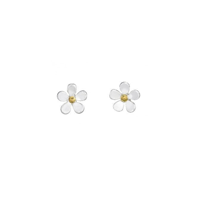 Thank You Daisy Earrings in Sterling Silver
