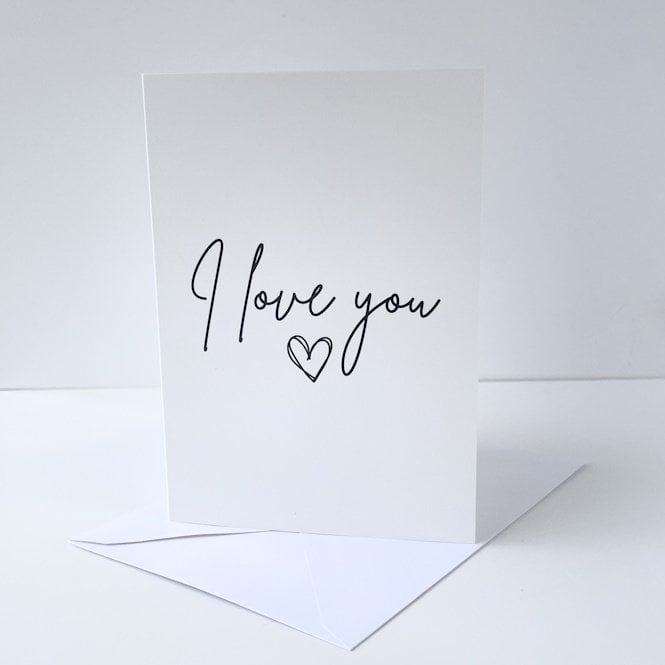 Greeting Card - I Love You
