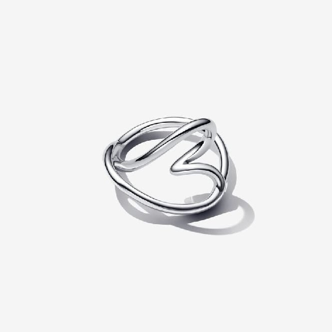 Organically Shaped Heart Ring, Size 52