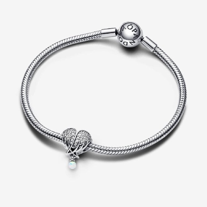 Sparkling Angel Wings & Heart Charms
