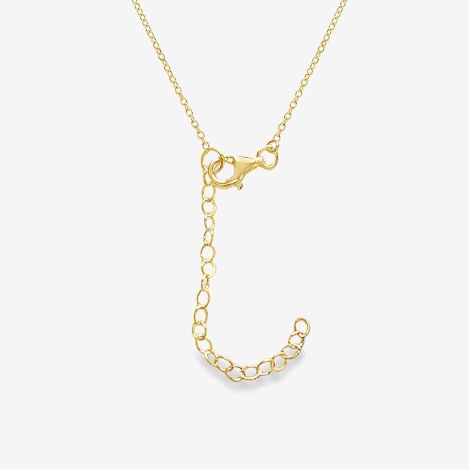 Gold 5 Star CZ Necklace