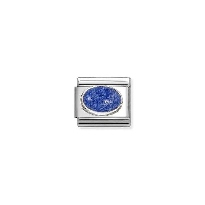 Classic Silver and Lapis Lazulli Sparkly & Stones Charms