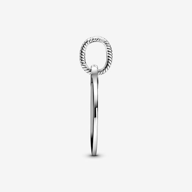 Engravable Silver Round Tag Pendant