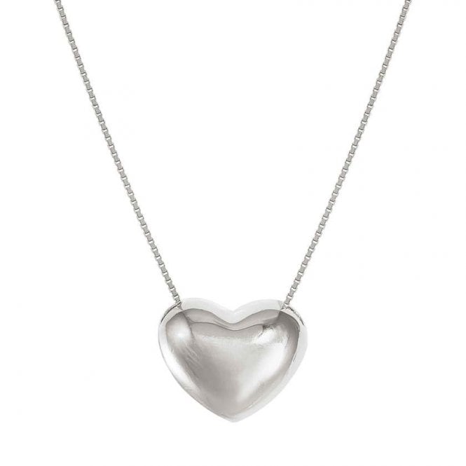 Armonica Big Heart Necklace in Silver