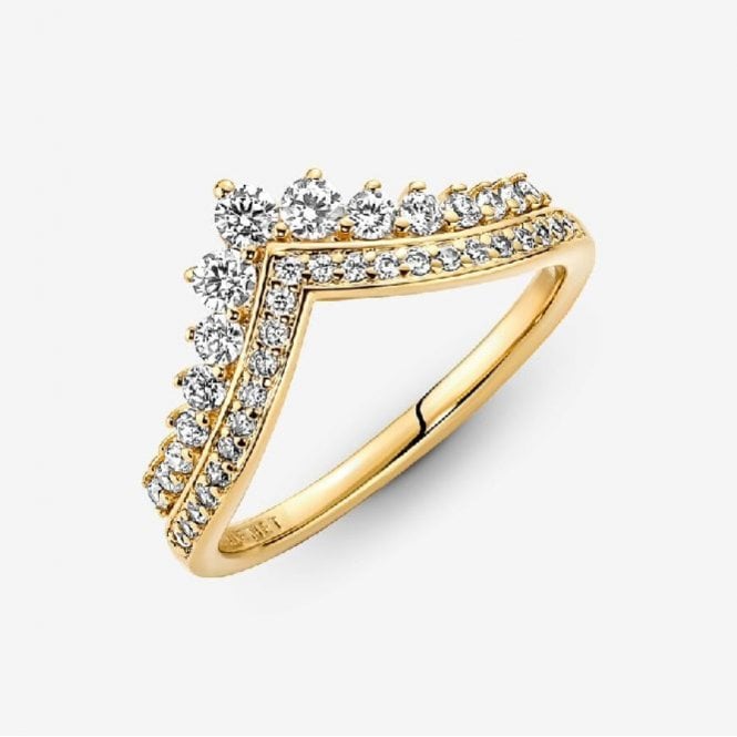 Gold Timeless Wish Tiara Ring, Size 64