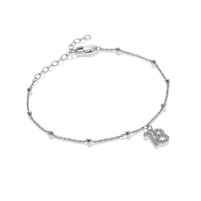 Silver Whisper 18th Birthday Bracelet