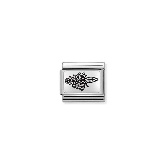 Classic Silver Bee Flowers & Nature Charms