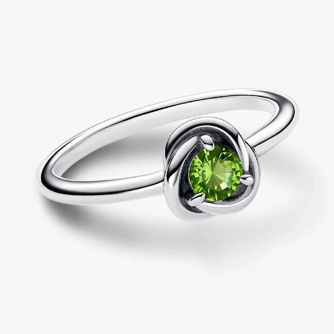 August Birthstone Eternity Circle Ring, Size 54