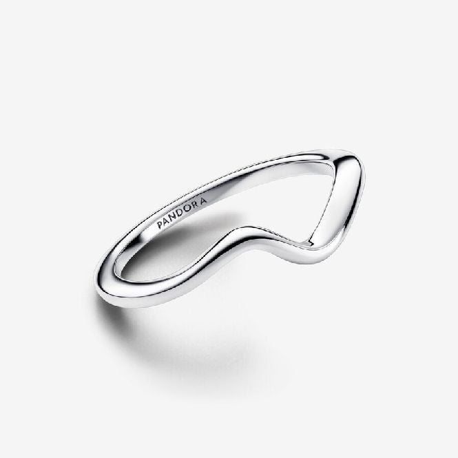 Polished Wave Ring, Size 52