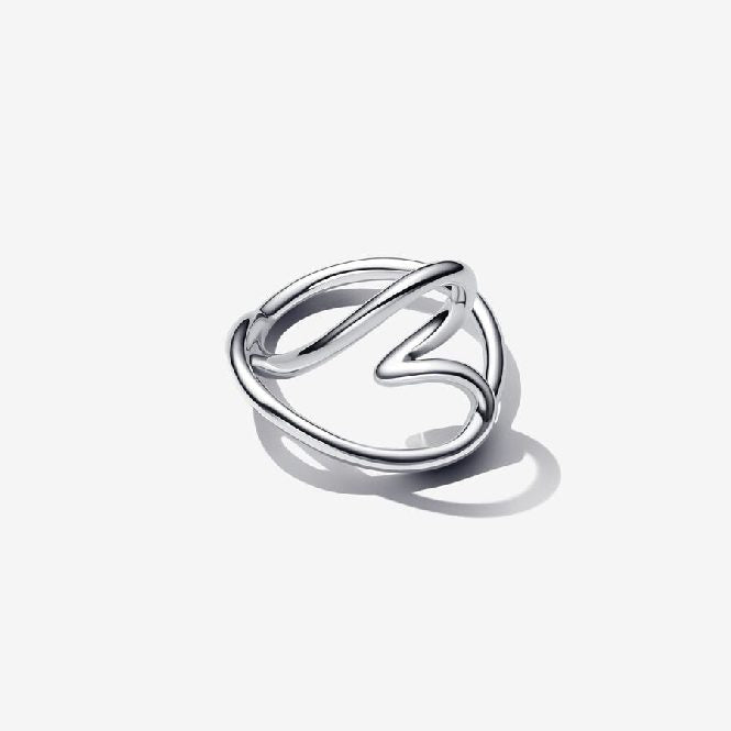 Organically Shaped Heart Ring, Size 54