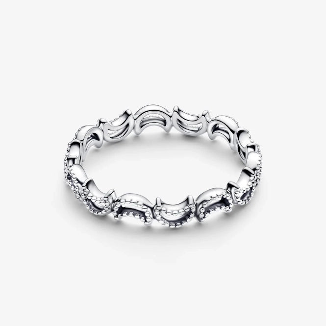 Crescent Moon Ring, Size 58
