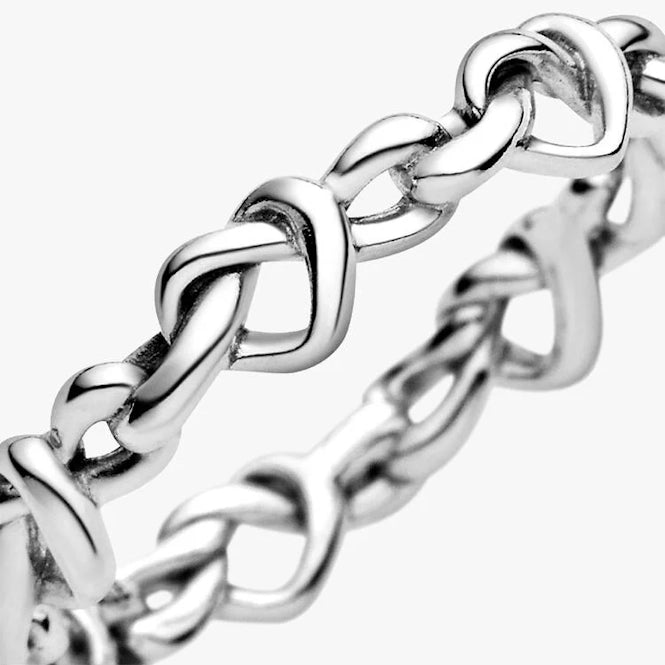 Knotted Hearts Ring, Size 60