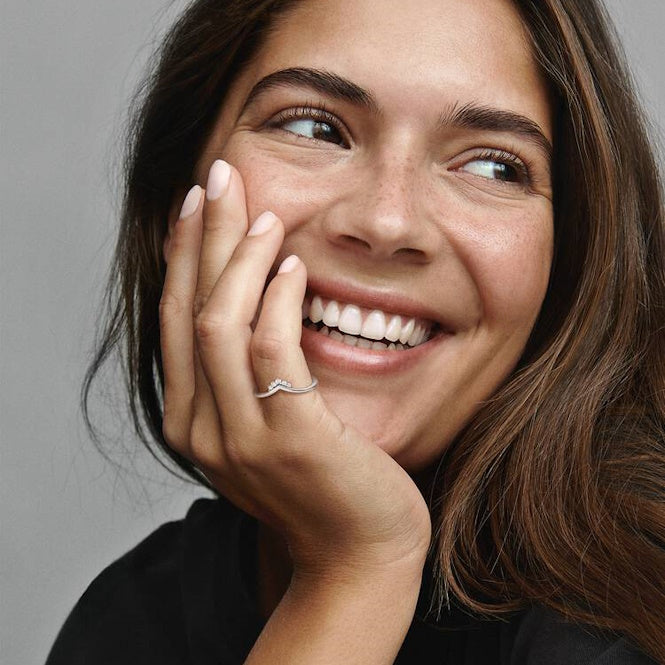 Tiara Wishbone Ring, Size 52