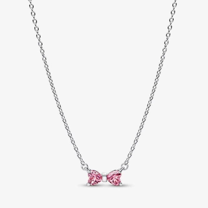 Pandora Bow Pendant Necklace, 45cm