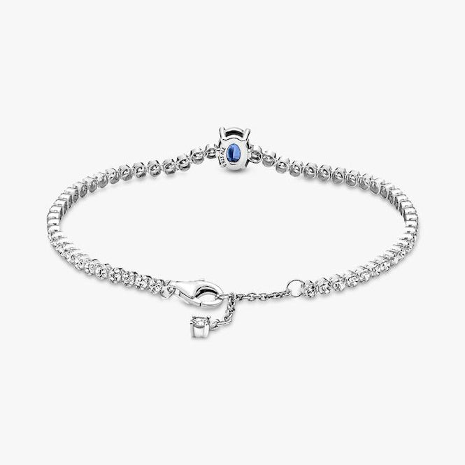 Sparkling Pave Tennis Bracelet, 16cm
