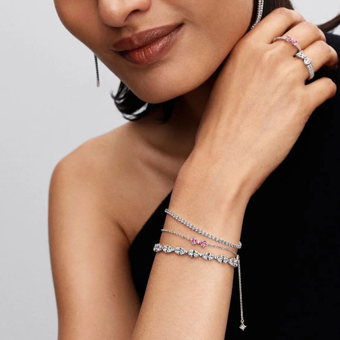 New Sparkling Tennis Bracelet, 18cm