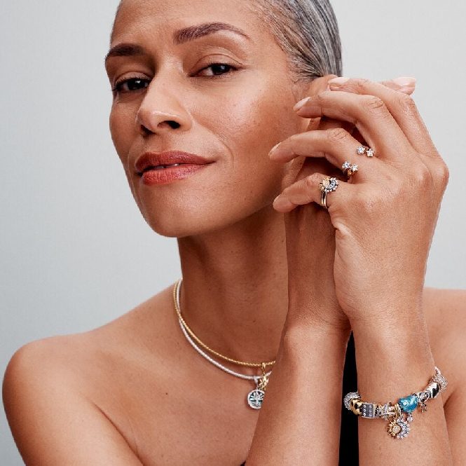 Gold Splittable Sun & Moon Dangle Charms