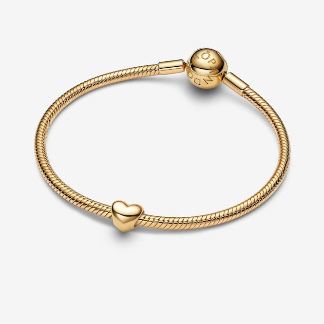 Gold Heart Mini Charms