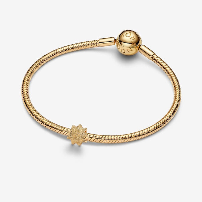 Gold Textured Sun Mini Charms