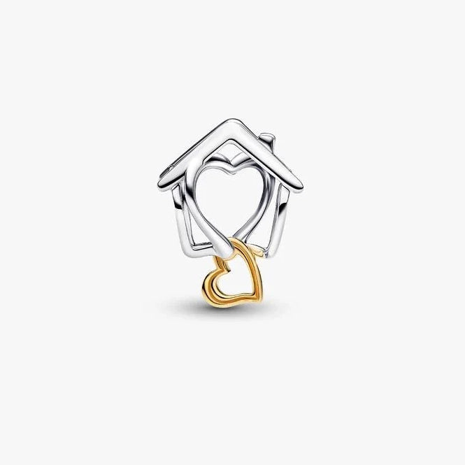 Gold Home & Heart Charms