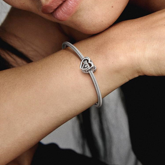 Entwined Infinite Hearts Charms