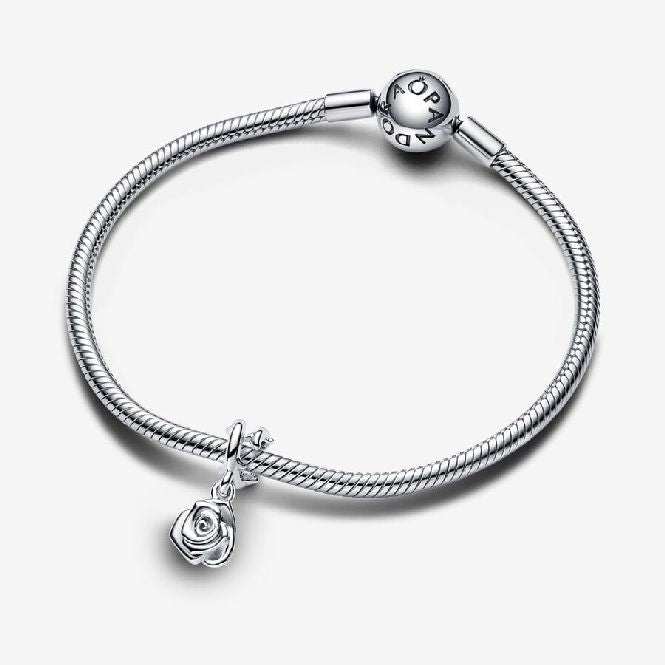 Rose in Bloom Dangle Charms