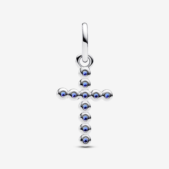 Blue Cross Dangle Charms
