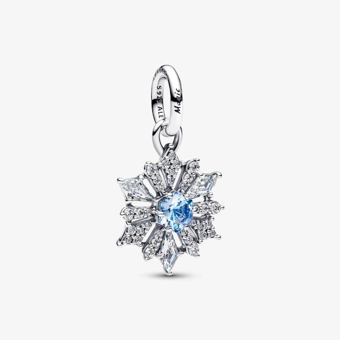 Disney Frozen Queen Elsa Snowflake Dangle Charm