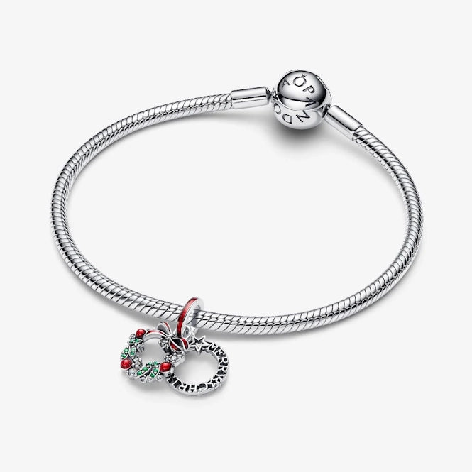 Holiday Wreath Double Dangle Charms