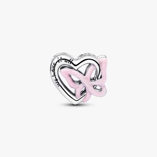 Entwined Heart & Butterfly Charms