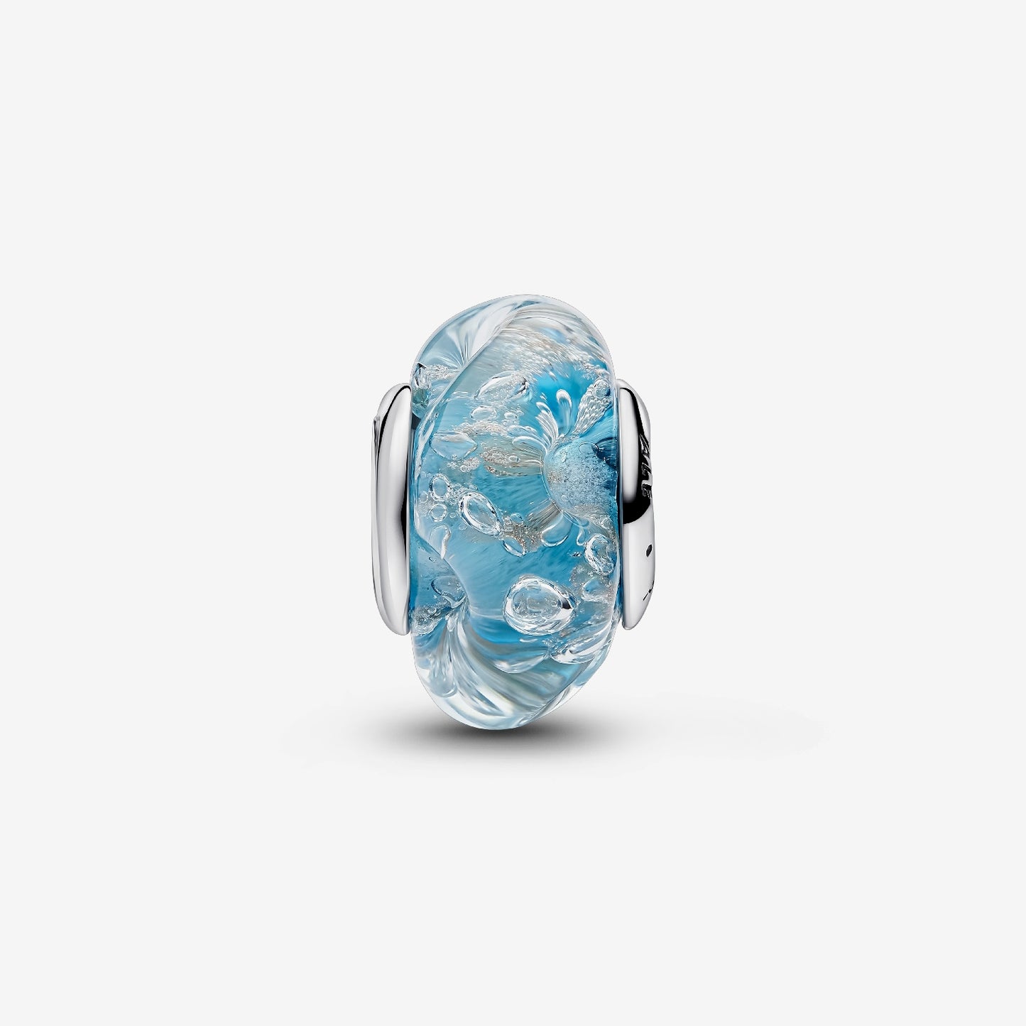Turquoise Murano Glass & Glitter Charms