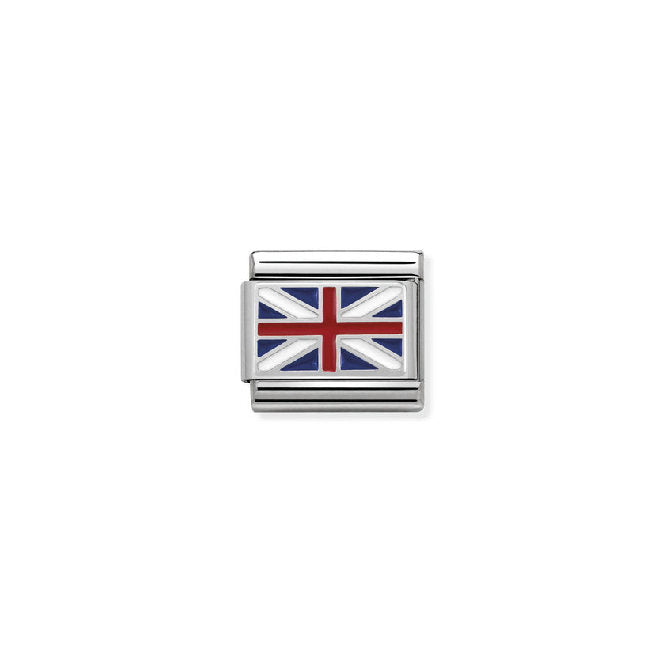 Classic Silver Great Britain - Union Jack Travel Charms