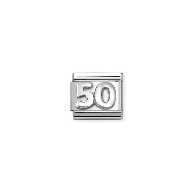 Classic Oxidised Silver 50 Letters & Numbers Charms