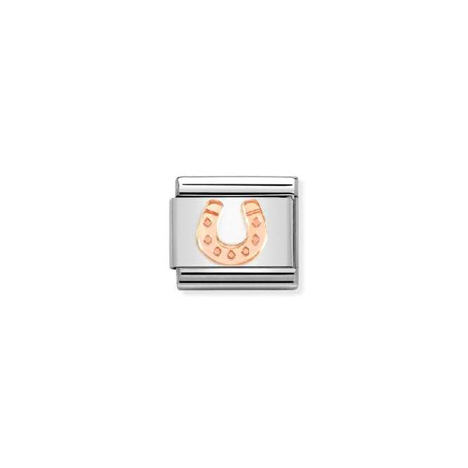 Classic Rose Gold Horseshoe Good Luck Charms