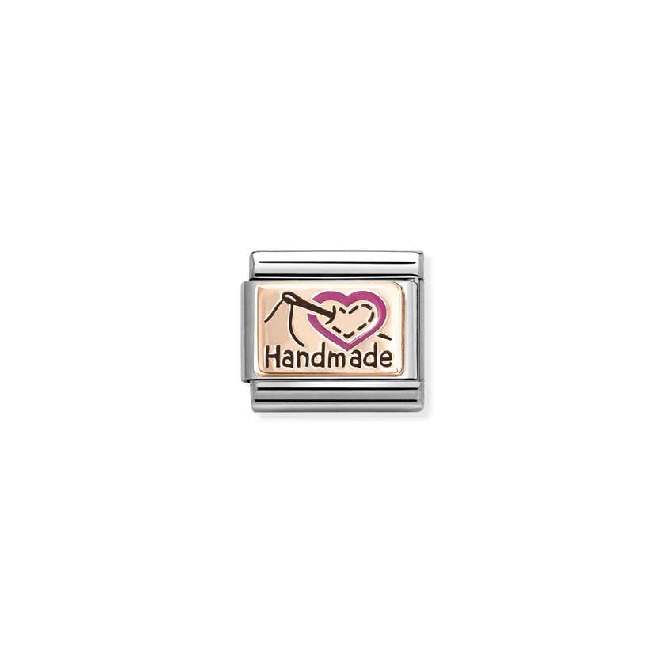 Classic Rose Gold and Enamel Handmade Sports & Hobbies Charms