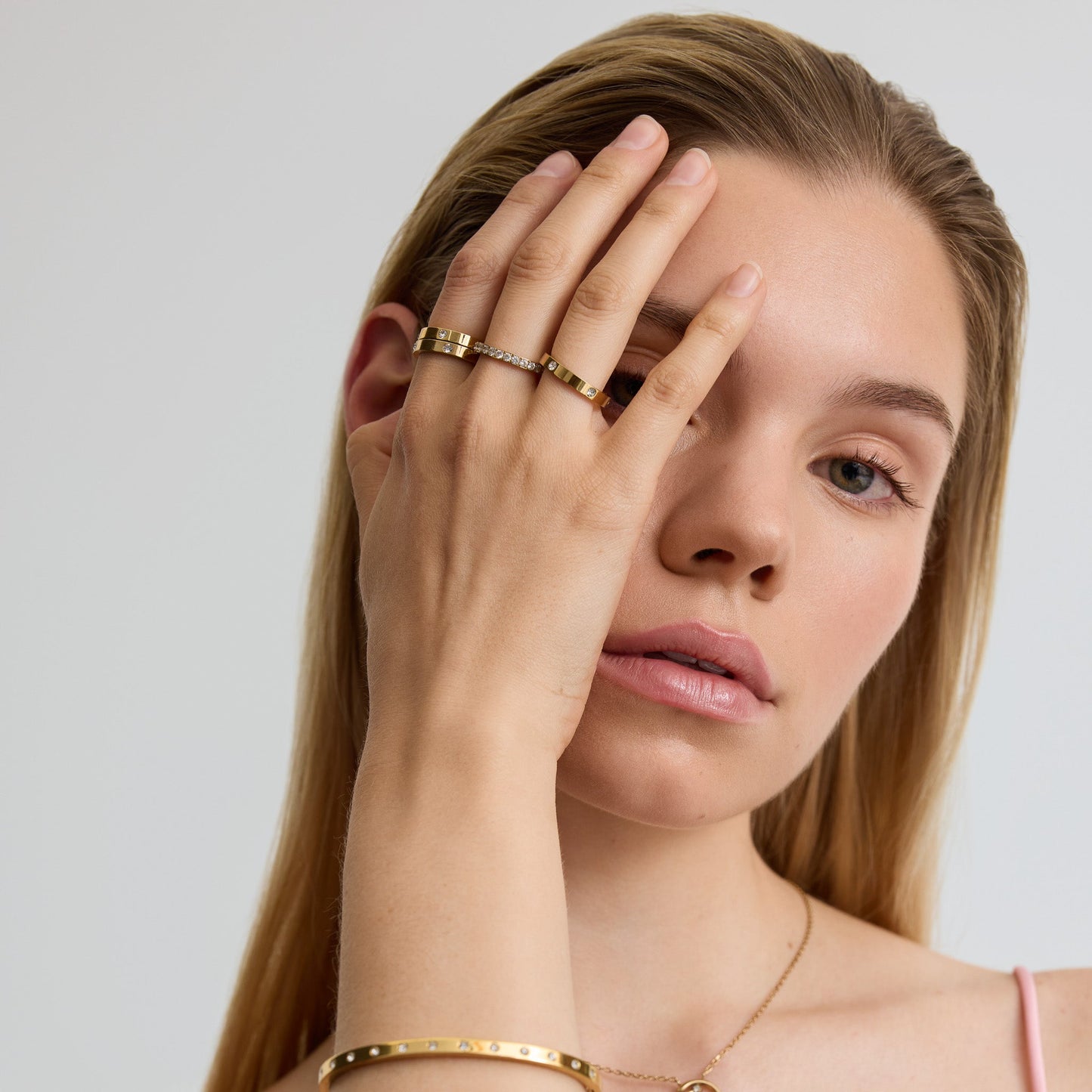 Gold Eternity Stacking Ring