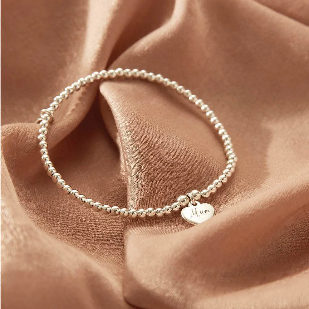 Personalised Cute Charm Heart Bracelet