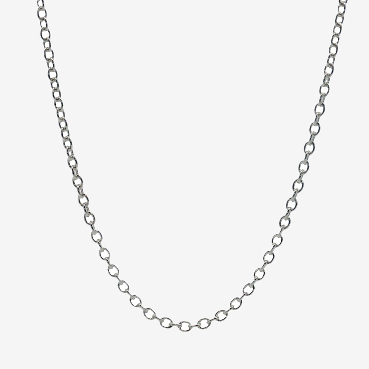 Silver 24+4 Cable Chain Necklace