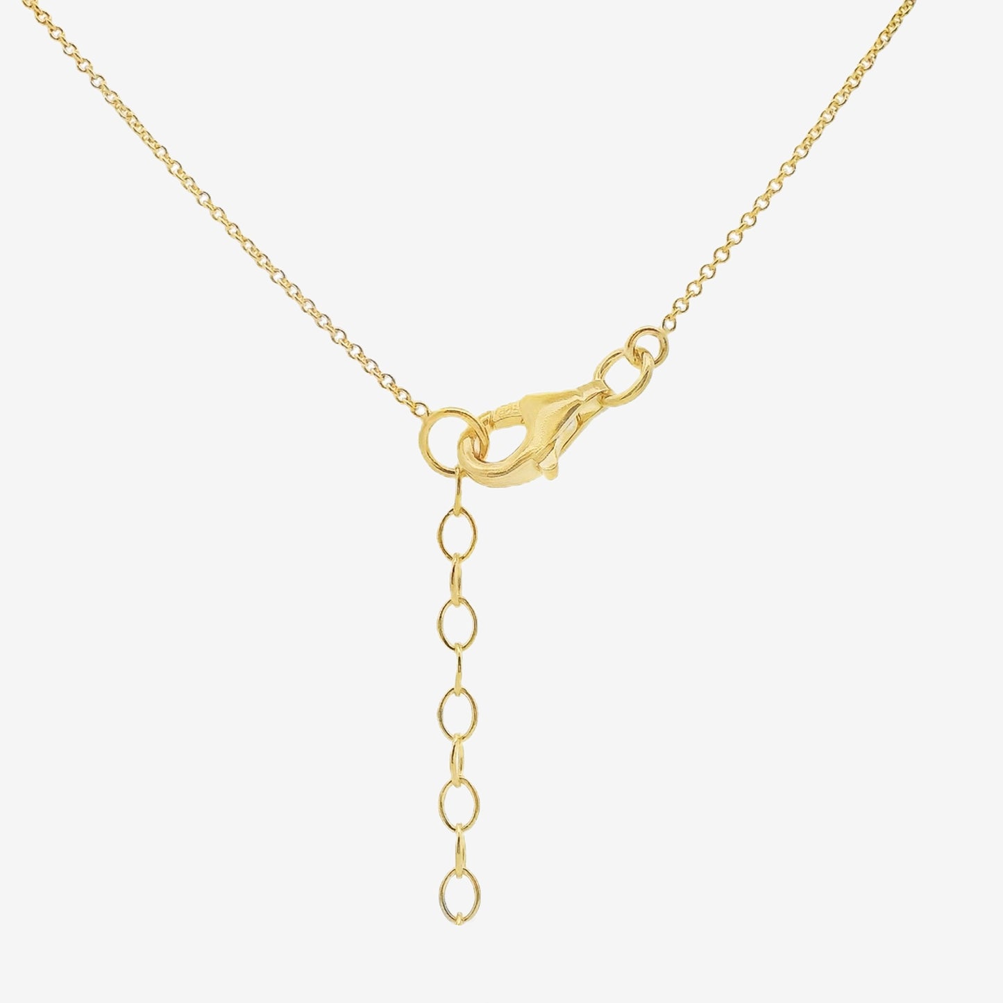 Gold Paw Print Heart Necklace