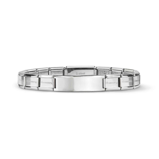 Trendsetter Silver Engravable Plate Bracelet