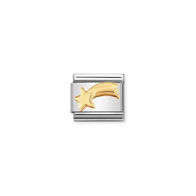 Classic Gold Shooting Star Christmas Charms