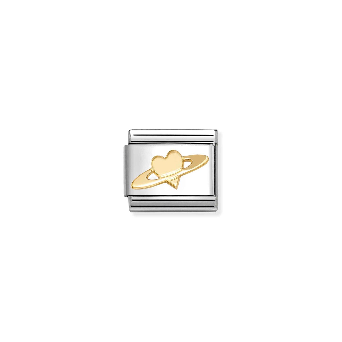 Classic Gold Saturn Heart Fairytale & Fantasy Charms