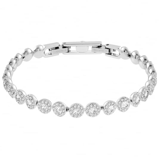 Una Angelic Tennis Bracelet in Rhodium Silver