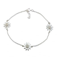 Silver Triple Chain Bracelet, 19cm
