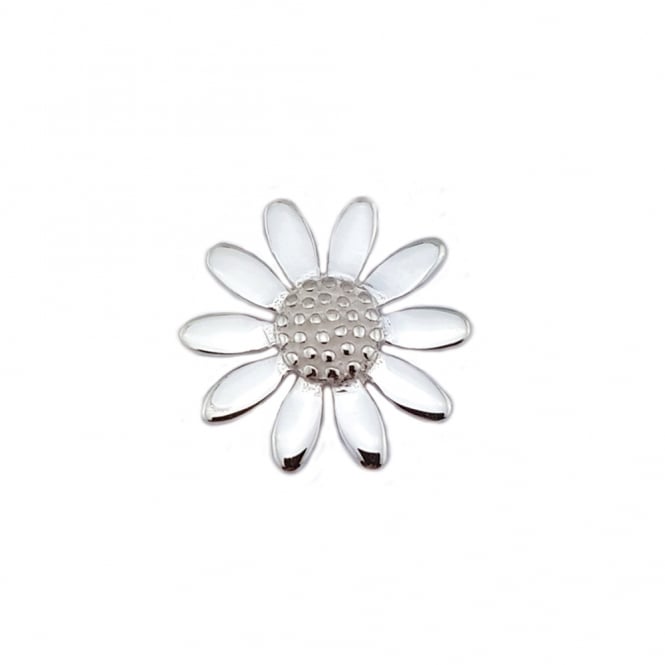 Silver Daisy Pendant Necklace